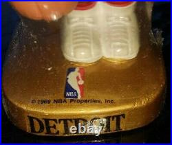 VTG 1969 DETROIT PISTONS LIL DRIBBER NBA Basketball Bobblehead Nodder NOS WithBox