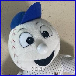 VTG MR. MET Bobble Head & PlushDoll New York Mets Mascot Limited ED Lot of 3