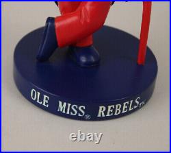 VTG Ole Miss Rebels Colonel Col. Reb Mascot Bobblehead Nodder Doll 8 BPI L. E
