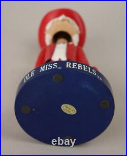 VTG Ole Miss Rebels Colonel Col. Reb Mascot Bobblehead Nodder Doll 8 BPI L. E