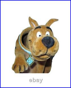 VTG Scooby-doo Flocked Fuzzy Bobblehead Car Nodder Collectible Hannah Barbera