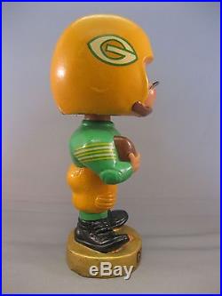 Very Rare Vintage Green Bay Packers Bobblehead Nodder NFL Round Base 1960's (#1)