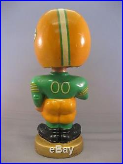 Very Rare Vintage Green Bay Packers Bobblehead Nodder NFL Round Base 1960's (#2)