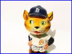 Very Rare Vtg 1962 Japan Detroit Tigers Bobble Head Nodder Baseball Doll Mlb