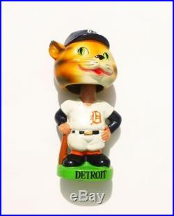 Very Rare Vtg 1962 Japan Detroit Tigers Bobble Head Nodder Baseball Doll Mlb