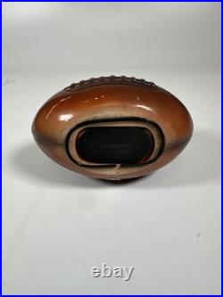 Vintage1960s Football Player Ceramic Coin Bank Bobble Head 1960s