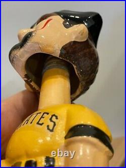Vintage1983 Pittsburgh Pirates Mascot Bobblehead Nodder GreenBase Yellow Uniform