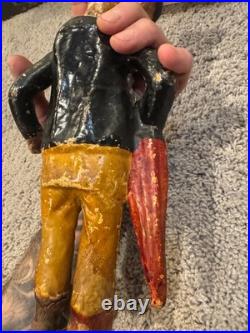 Vintage 1940s Charlie McCarthy composition or papier-mâché bobblehead (nodder)