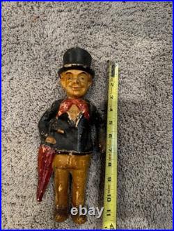 Vintage 1940s Charlie McCarthy composition or papier-mâché bobblehead (nodder)