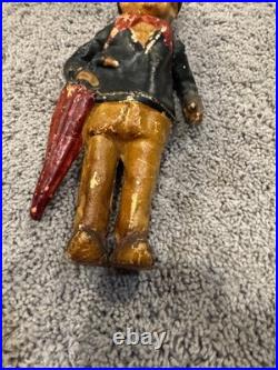 Vintage 1940s Charlie McCarthy composition or papier-mâché bobblehead (nodder)