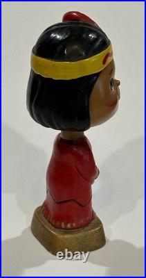Vintage 1950s Canadian Canada Souvenir Papier Mache BOBBLEHEAD NODDER