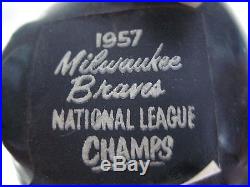 Vintage 1957 Milwaukee Braves National League Champs Bobble Head RARE