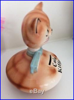 Vintage 1958 Holt Howard Coin Kitty Bobbing Bank Bobble head, Cat, 1958 Vintage 1958 Holt Howard Coin Kitty Bobbing Bank Bobble head, Cat, 1958