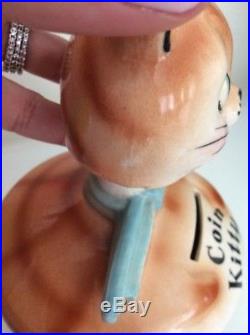 Vintage 1958 Holt Howard Coin Kitty Bobbing Bank Bobble head, Cat, 1958 Vintage 1958 Holt Howard Coin Kitty Bobbing Bank Bobble head, Cat, 1958