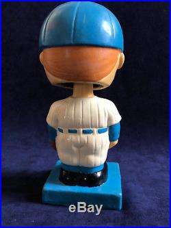 Vintage 1960 -1961 Chicago Cubs Bobble Head With Square Blue Base