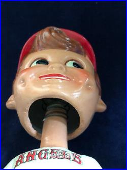 Vintage 1960 -1962 Los Angeles Angels Bobble Head with green base