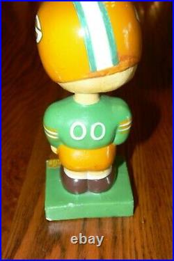 Vintage 1960'S 1964 GREEN BAY PACKERS Bobble Head Square Green Base VG