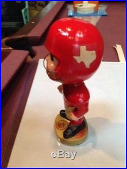Vintage 1960's-70'S DALLAS TEXANS FOOTBALL NODDER BOBBLEHEAD-RESTORED AWESOME