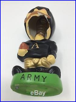 Vintage 1960's Army Black Knights West Point Bobbing Head Nodder Doll Rare! Ex