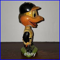 Vintage 1960's Baltimore Orioles Bird Mascot Head Mini Bobblehead Nodder
