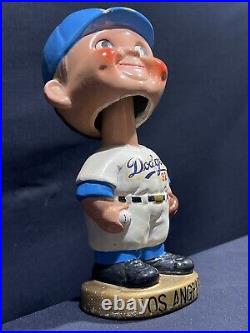 Vintage 1960's Bobblehead Los Angeles Dodgers Sandy Koufax #32 WithGold Base