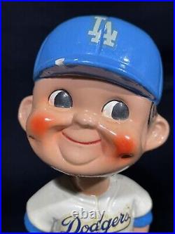 Vintage 1960's Bobblehead Los Angeles Dodgers Sandy Koufax #32 WithGold Base