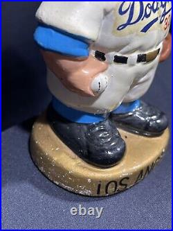 Vintage 1960's Bobblehead Los Angeles Dodgers Sandy Koufax #32 WithGold Base