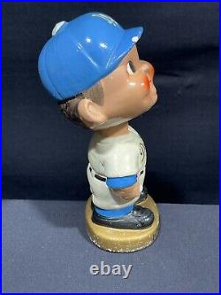 Vintage 1960's Bobblehead Los Angeles Dodgers Sandy Koufax #32 WithGold Base