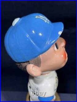 Vintage 1960's Bobblehead Los Angeles Dodgers Sandy Koufax #32 WithGold Base