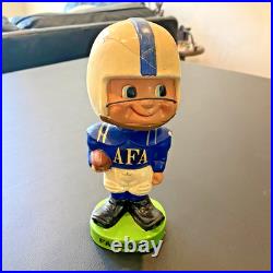 Vintage 1960's Bobblehead Nodder Air Force Academy Toes Up Green Base Japan