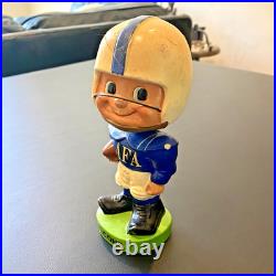 Vintage 1960's Bobblehead Nodder Air Force Academy Toes Up Green Base Japan