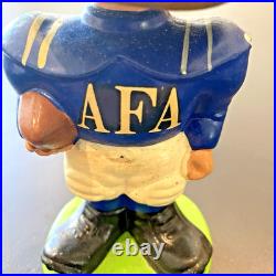 Vintage 1960's Bobblehead Nodder Air Force Academy Toes Up Green Base Japan