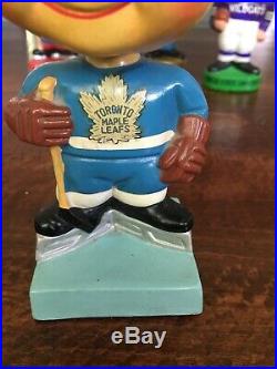 Vintage 1960's Bobblehead Toronto Maple Leafs Nodder High Skate NHL