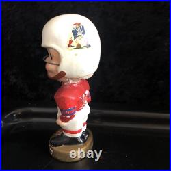 Vintage 1960's Boston Patriots NFL Bobble Head Nodder Bobblehead Gold Base Vintage 1960's Boston Patriots NFL Bobble Head Nodder Bobblehead Gold Base