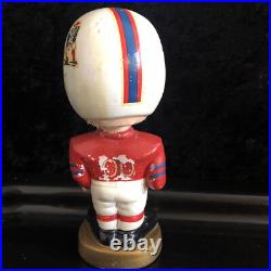 Vintage 1960's Boston Patriots NFL Bobble Head Nodder Bobblehead Gold Base Vintage 1960's Boston Patriots NFL Bobble Head Nodder Bobblehead Gold Base