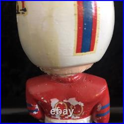 Vintage 1960's Boston Patriots NFL Bobble Head Nodder Bobblehead Gold Base Vintage 1960's Boston Patriots NFL Bobble Head Nodder Bobblehead Gold Base