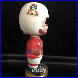 Vintage 1960's Boston Patriots NFL Bobble Head Nodder Bobblehead Gold Base Vintage 1960's Boston Patriots NFL Bobble Head Nodder Bobblehead Gold Base