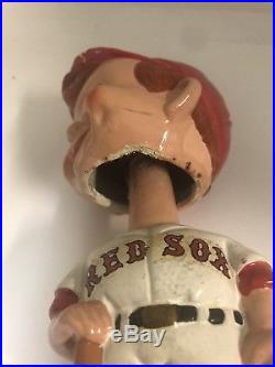 Vintage 1960's Boston Red Sox 1967 Bobblehead Nodder Gold Base