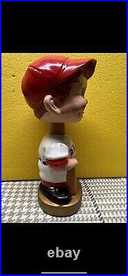 Vintage 1960's Boston Red Sox Bobblehead -Round Base Red Hat