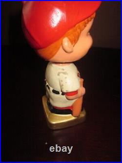 Vintage 1960's Boston Red Sox Bobblehead Square Base Red Hat