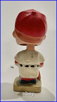 Vintage 1960's Boston Red Sox Bobblehead Square Base Red Hat
