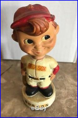 Vintage 1960's Boston Red Sox Mini Bobblehead-Nice Condition