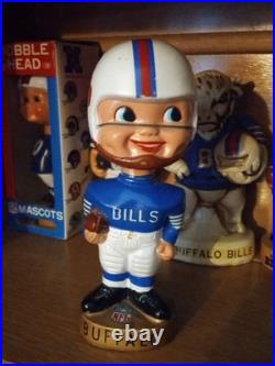 Vintage 1960's Buffalo Bills Bobble Head With Original Box Excellent Nodder Mint Vintage 1960's Buffalo Bills Bobble Head With Original Box Excellent Nodder Mint