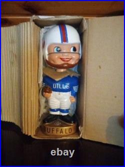 Vintage 1960's Buffalo Bills Bobble Head With Original Box Excellent Nodder Mint Vintage 1960's Buffalo Bills Bobble Head With Original Box Excellent Nodder Mint