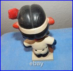 Vintage 1960's CLEVELAND INDIANS Chief Wahoo 7 Bobblehead Nodder Square Base