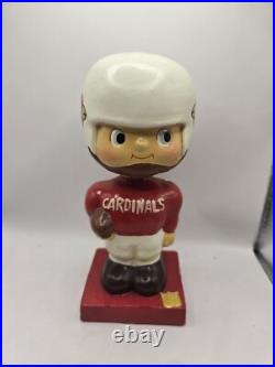 Vintage 1960's Cardinals Red Square Base Football Bobblehead Nodder NFL Japan Vintage 1960's Cardinals Red Square Base Football Bobblehead Nodder NFL Japan