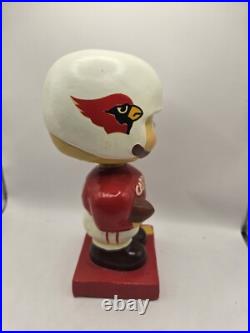 Vintage 1960's Cardinals Red Square Base Football Bobblehead Nodder NFL Japan Vintage 1960's Cardinals Red Square Base Football Bobblehead Nodder NFL Japan