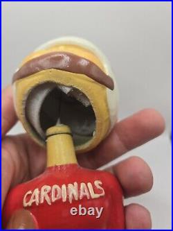 Vintage 1960's Cardinals Red Square Base Football Bobblehead Nodder NFL Japan Vintage 1960's Cardinals Red Square Base Football Bobblehead Nodder NFL Japan