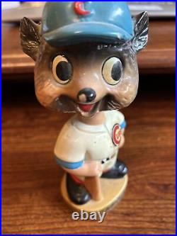Vintage 1960's Chicago Cubs Bobblehead Cubbie Bear