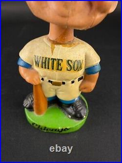 Vintage 1960's Chicago White Sox Bobblehead Nodder Made in Japan 6.5 Size